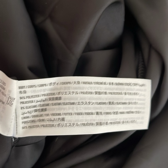 Abercrombie & Fitch NWT Draped Twist-Front Satin Maxi Dress Black Evening M Tall - Picture 12 of 14